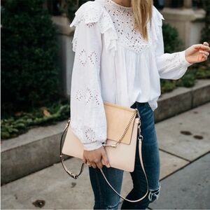 • H&M blogger favorite eyelet blouse •